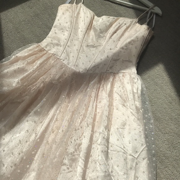 Glittery Pink Gunne Sax Dress by Jessica McClintock - Picture 9 of 9